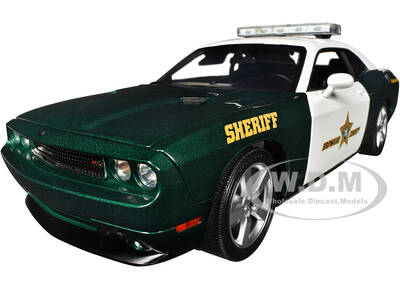 2009 Dodge Challenger R/T Green and White \