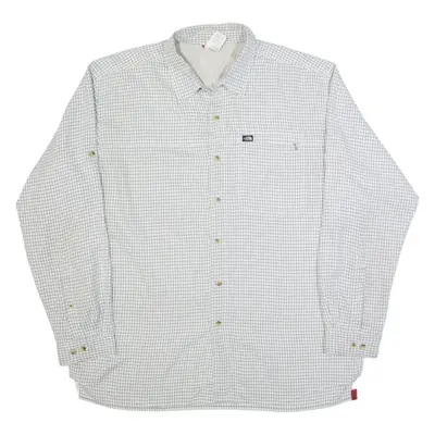 THE NORTH FACE Mens Shirt Black Check Long Sleeve XL