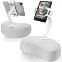 AboveTek Tablet Pillow Stand, Kindle Fire HD, Portable 360° Adjustable iPad Stand with Soft Bean Bag for Bed, Compatible wit...