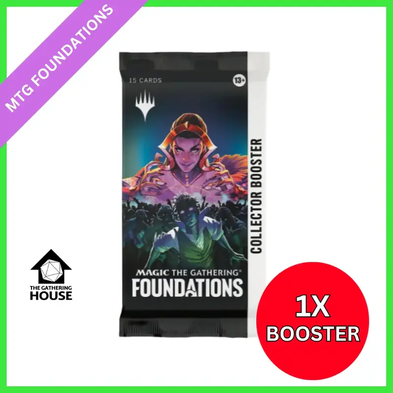 1X, 3X, 6X - Foundations - Collector Booster Pack - (FDN) MTG - Magic the Gathering