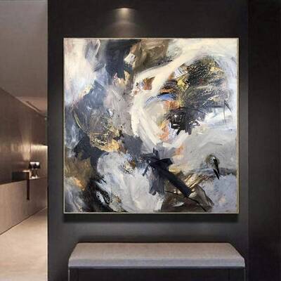 Large Colorful Canvas Art Abstract Paintings On Canvas Modern Wall Art | THE EXPERIMENT
