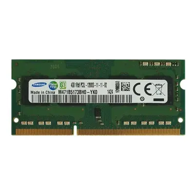 Samsung M471B5173BH0-YK0 | 4GB DDR3-1600MHz PC3-12800 Non-ECC Unbuffered SODIMM CL11 1Rx8 1.35V 204-Pin Memory Module