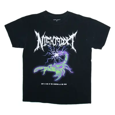 NIGHT ADDICT Scorpion Mens T-Shirt Black M