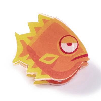 Cute Mini Tropical Fish Acrylic Claw Hair Clips