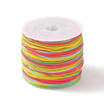 50M Segment Dyed Nylon Chinese Knotting Cord