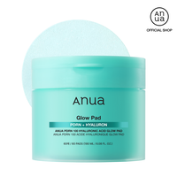 [Anua Official Shop] PDRN 100 Hyaluronic Acid Glow Pad (180ml / 60Pads)｜Deep Hydration, Radiance, Toner Pads, Korean Skinca...