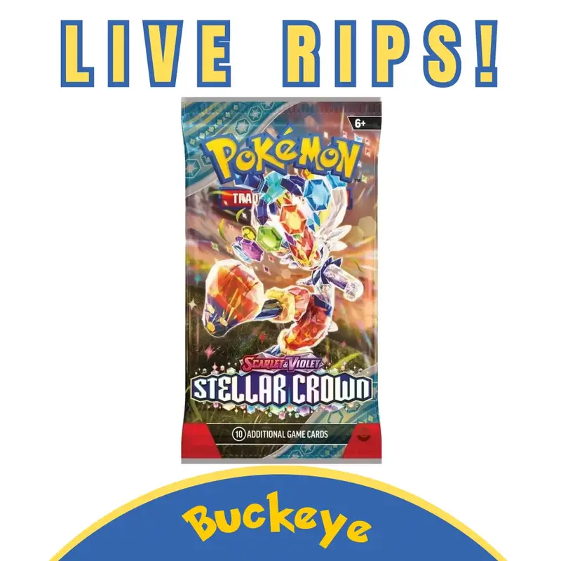 Pokémon TCG: Scarlet & Violet-Stellar Crown Booster Pack (10 Cards) pokemon