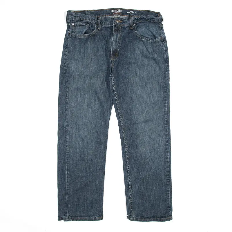 LEVI'S Denizen 285 Jeans Blue Denim Relaxed Straight Mens W38 L30