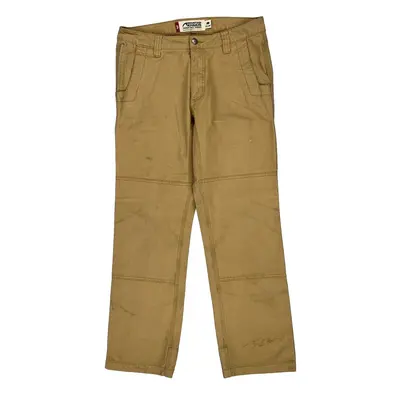 Mountain Khakis Slim Fit Trousers - 32W 30L Beige Cotton