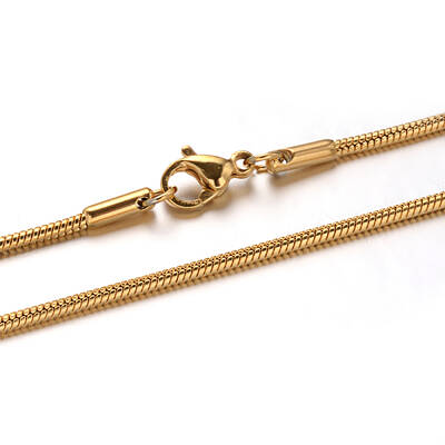 304 Stainless Steel Snake Chain Necklaces