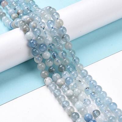 Natural Aquamarine Beads Strands