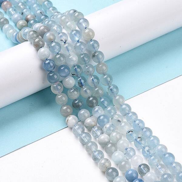 Natural Aquamarine Beads Strands