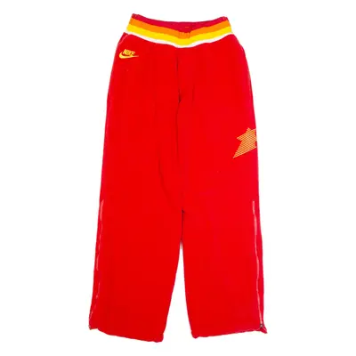 NIKE Therma Fit Basketball Fleece Mens Sweatpants Red Straight S W26 L27