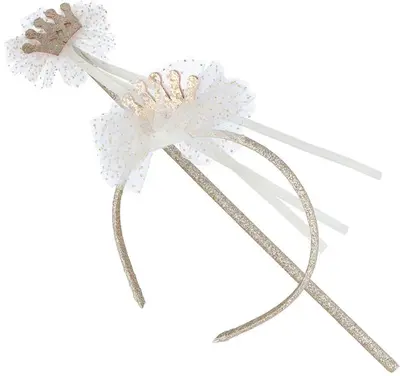 Inca Tiara and Wand Crown Set 2 Pieces