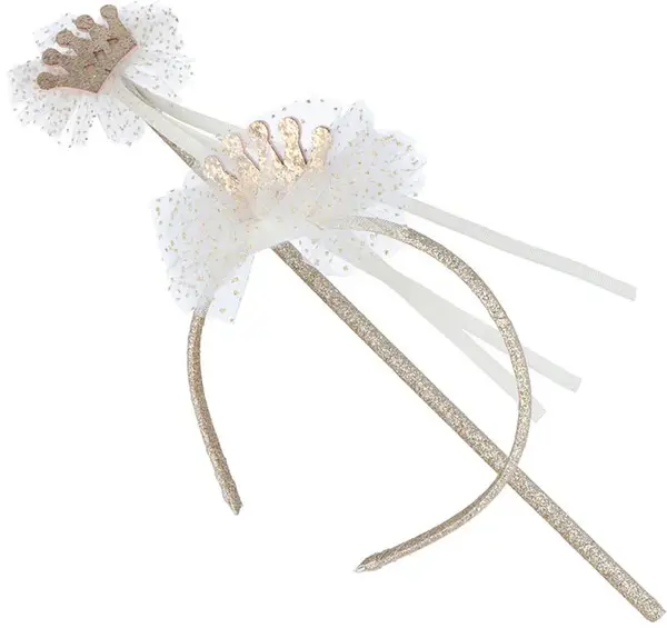 Inca Tiara and Wand Crown Set 2 Pieces