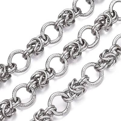 Alloy Round Ring Link Chains