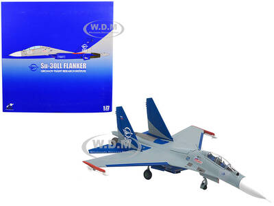 Sukhoi Su-30LL Flanker-C Fighter Aircraft Gromov Flight Research Institute, Ramenskoye AB, Russia (1997) 1/72 Diecast Model...