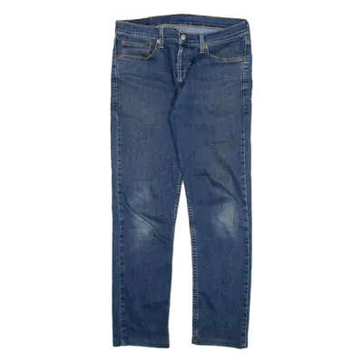 LEVI'S 511 Jeans Mens Blue Slim Straight W34 L32