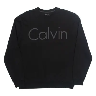 CALVIN KLEIN Mens Sweatshirt Black L