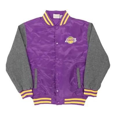 Los Angeles Lakers Nba Baseball Jacket - XL Purple Polyester