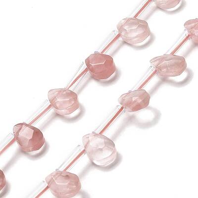 Cherry Quartz Glass Beads Strands