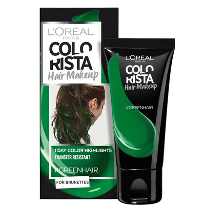L'Oreal Paris, Colorista Makeup, Semi-Permanent Hair Dye, #green, 30 ml
