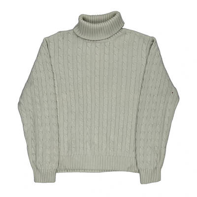Tommy Hilfiger Jumper - Medium Cream Cotton