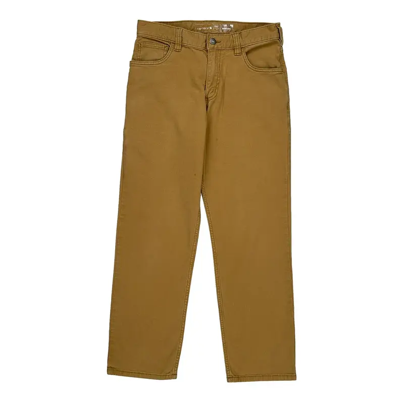 Carhartt Trousers - 28W 28L Brown Cotton Blend
