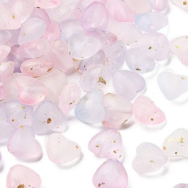 Frosted Transparent Acrylic Beads