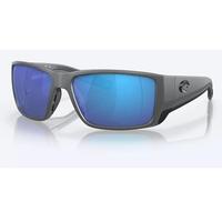 Costa Blackfin Pro Matte Gray / Blue Mirror Polarized Glass 580G - NEW