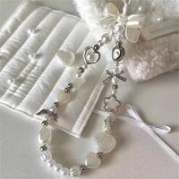 Cute Bow & Love Heart Design Phone Chain, Fashionable Phone Lanyard, Phone Decoration Accessories for Women & Girls, Charms, ...