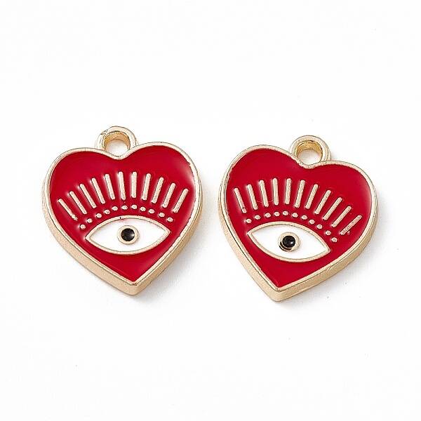Alloy Enamel Pendants