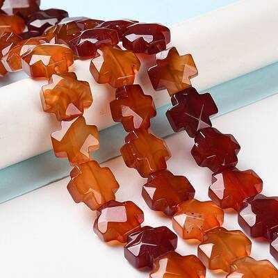 Natural Red Agate Beads Strands