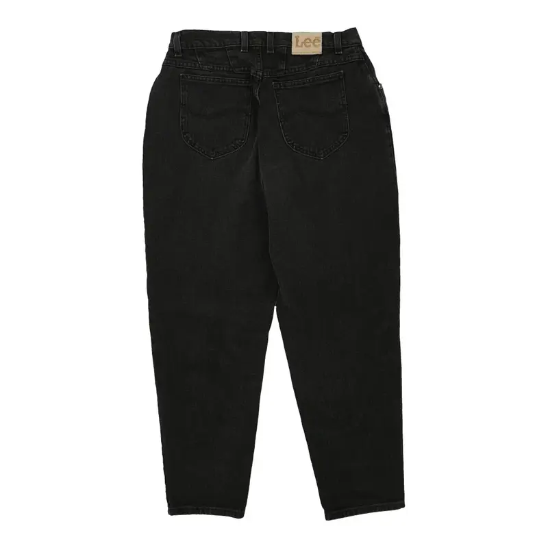 Lee Jeans - 32W UK 12 Black Cotton