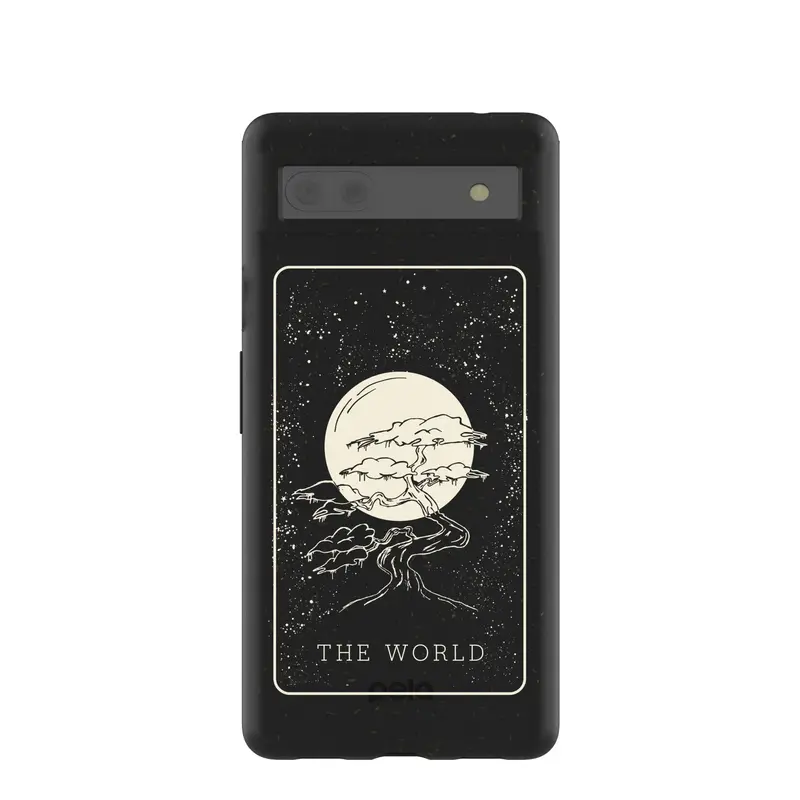 Black The World Google Pixel 6a Case