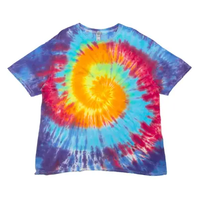 GILDAN Mens Tie Dye T-Shirt Red XL