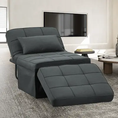 GDY 4 in 1  Folding Sofa Bed, Ottoman Chair Lounge Couch Sleeper Chair Bed, for Modern Living Room, Bedroom lanoke  small fol...