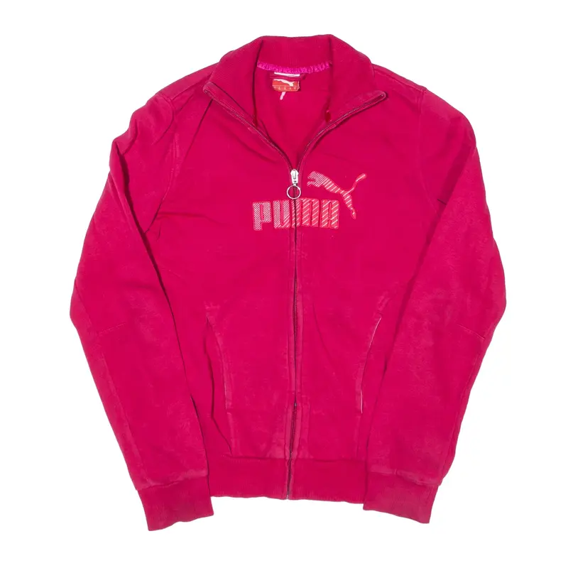 PUMA Track Jacket Pink Womens UK 10