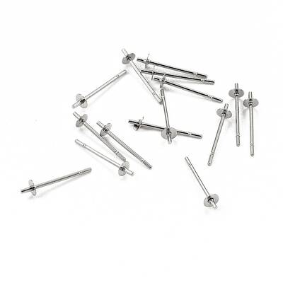 Tarnish Resistant 304 Stainless Steel Stud Earring Findings