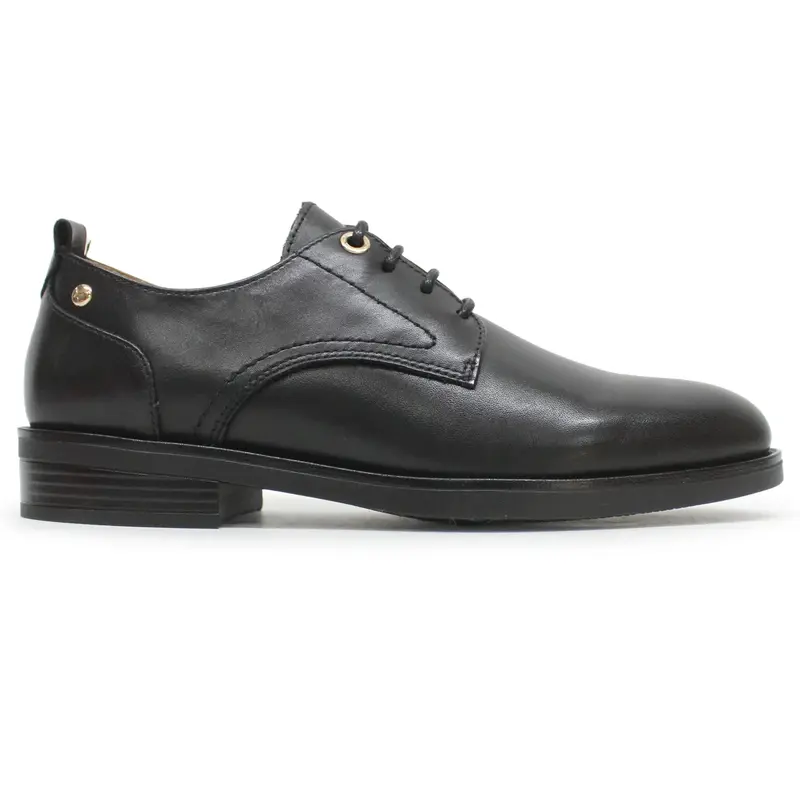 Pikolinos Puertollano Leather Women's Lace Up Shoes - Black - Size:US 7.5-8 Women