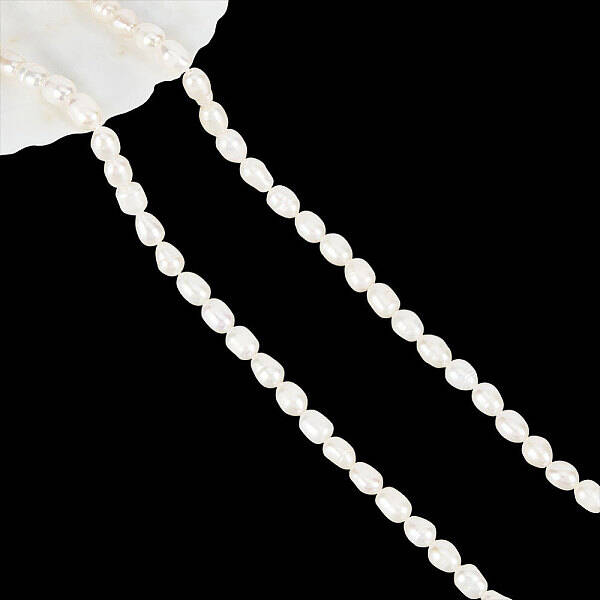 1 Strand Natural Cultured Freshwater Pearl Beads Strands