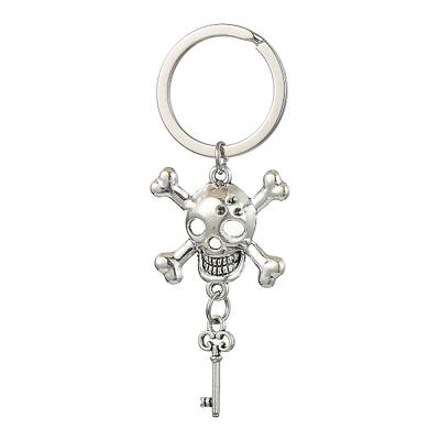 Alloy Skull Pendant Keychain