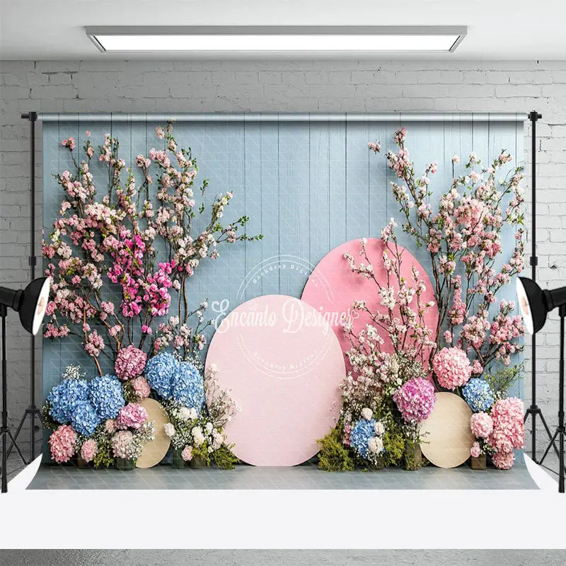 Aperturee Colorful Floral Stripe Wall Wedding Photo Backdrop, 3X2FT(1MX0.6M), 14 USD, wedding backdrops, ENHD2J70-M