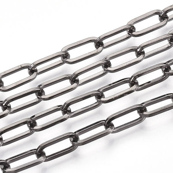 Unwelded Iron Paperclip Chains