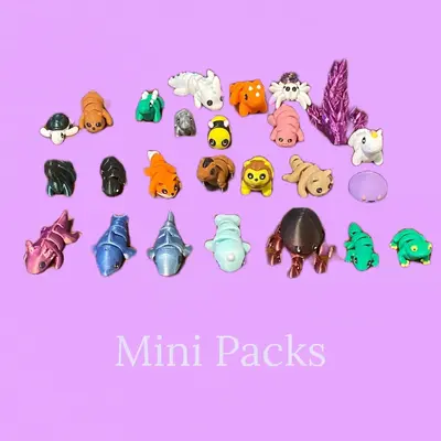 Mini packs of Articulating Animal figurines Decor Gifts Toy