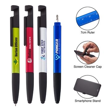 150 Promotional Multiplicity 8-in-1 Multi-Function Pen - Stylus & ...