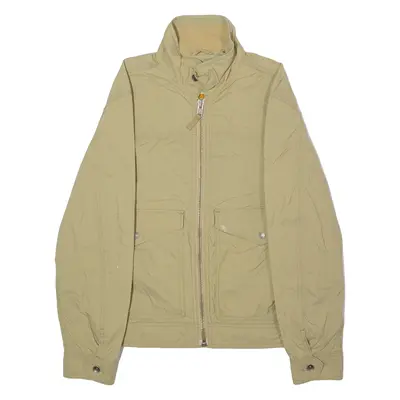 TIMBERLAND Mens Lined Jacket Beige Canvas Nylon S