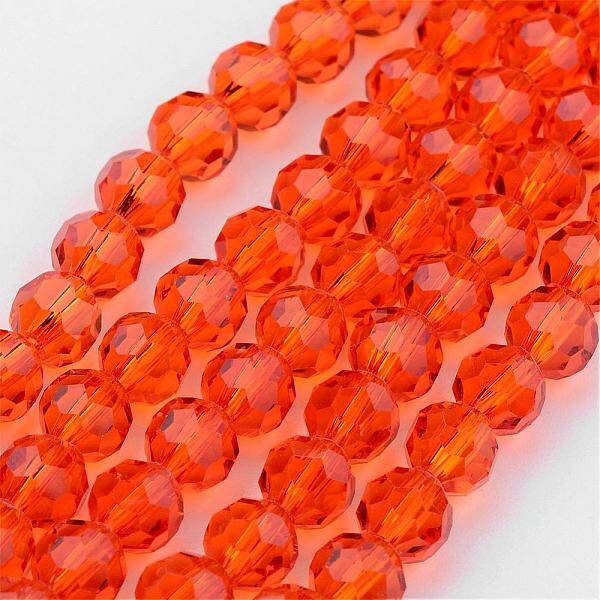 Transparent Glass Bead Strands
