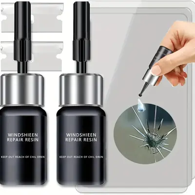 Car Windshield Repair Kit, Nano Liquid Filled Car Windshield Repair Tool, Quick Dry & Durable Car Windshield Repair Tool, Ca...