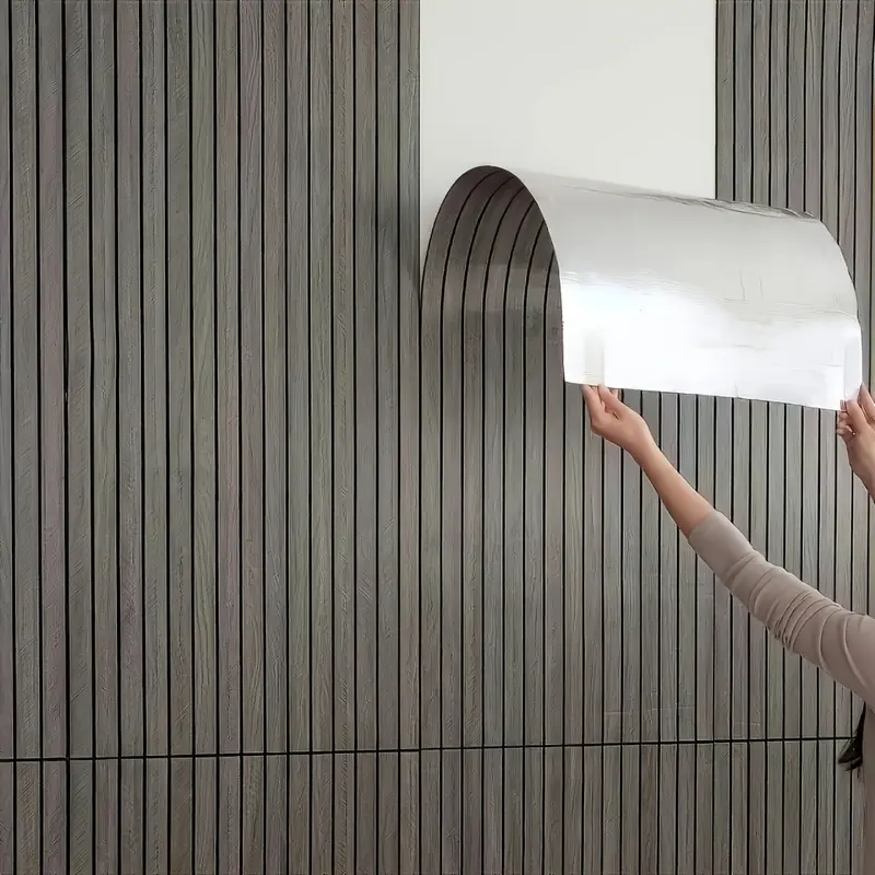 3D Wood Grain Wall Panel, Self-adhesive Paint Wallpaper, Easy To Install & Remove Wall Decoration for Home Living Room Bedroo...